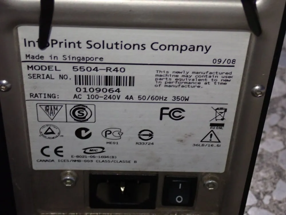 Infoprint Solutions Label Printer - 5504-r40