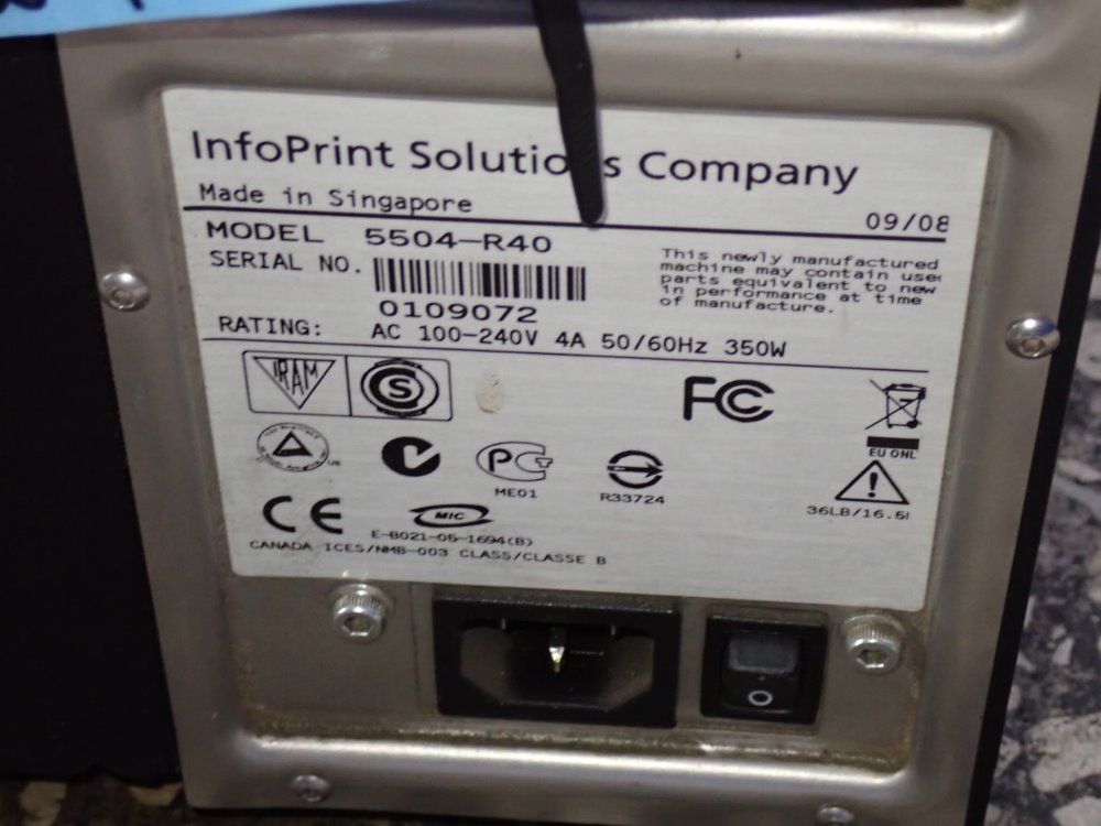 Infoprint Solutions Label Printer - 5504-r40