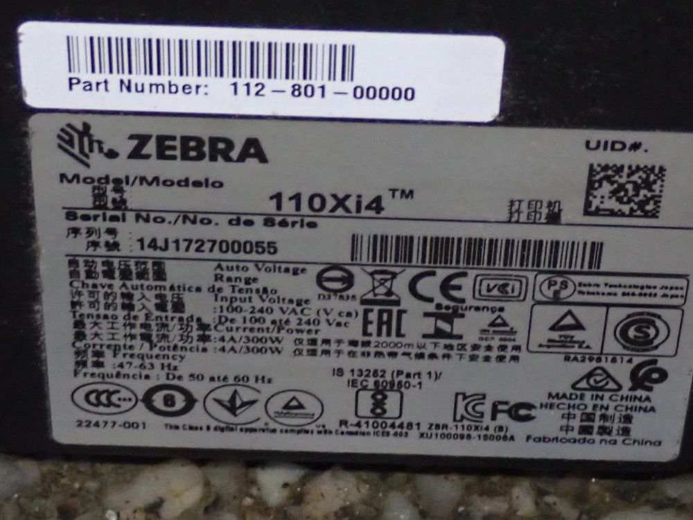 Zebra Label Printer