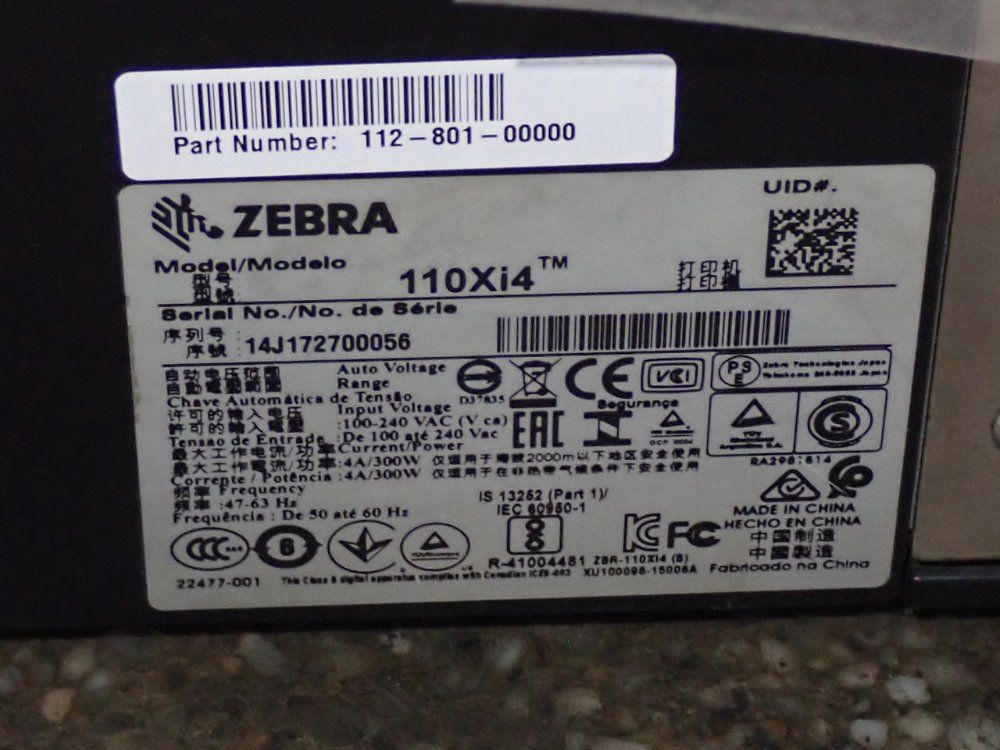 Zebra Label Printer