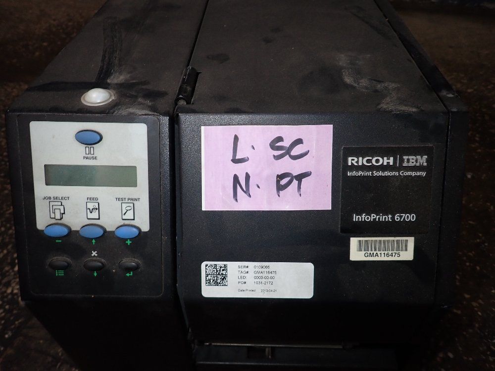 Infoprint Solutions Infoprint 6700 Label Printer - 5504-r40