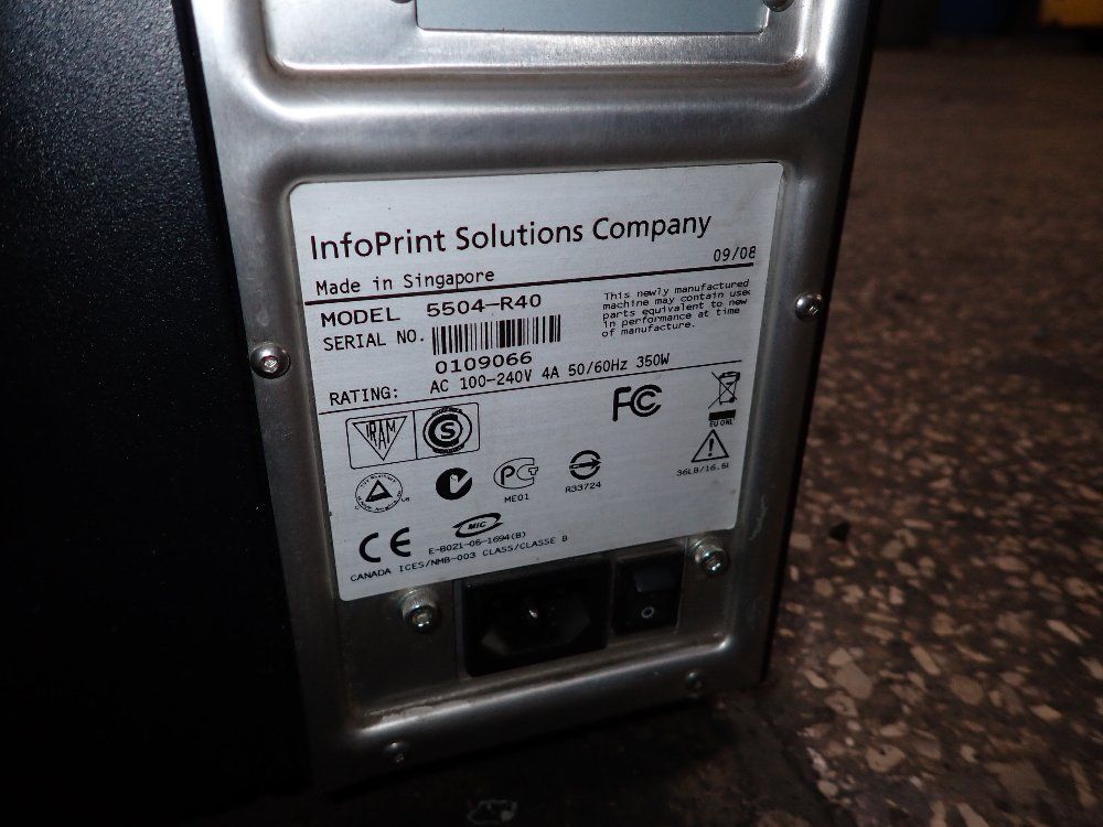 Infoprint Solutions Infoprint 6700 Label Printer - 5504-r40