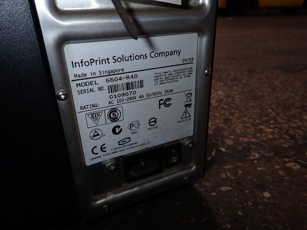 Infoprint Solutions Infoprint 6700 Label Printer - 5504-r40