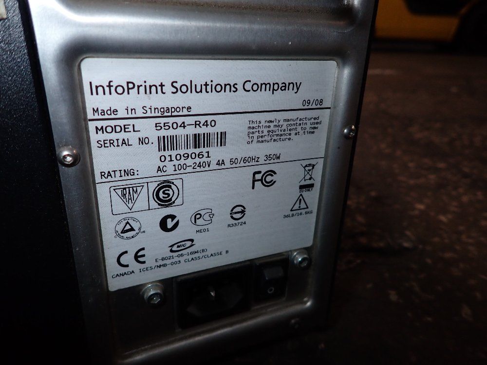 Infoprint Solutions Infoprint 6700 Label Printer - 5504-r40