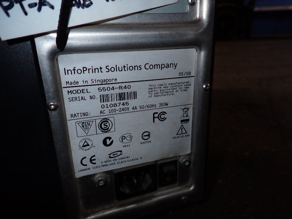 Infoprint Solutions Infoprint 6700 Label Printer - 5504-r40