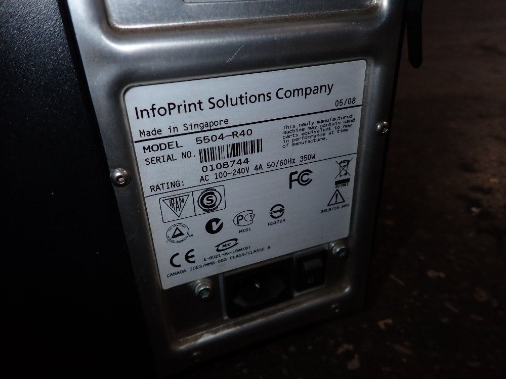 Infoprint Solutions Infoprint 6700 Label Printer - 5504-r40