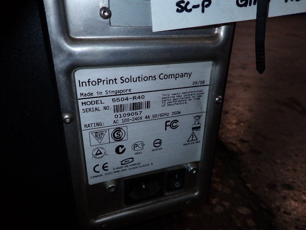 Infoprint Solutions Infoprint 6700 Label Printer - 5504-r40