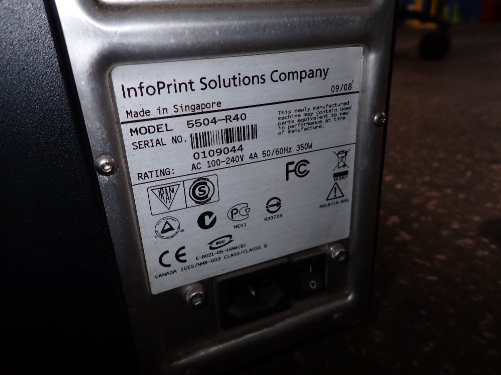 Infoprint Solutions Infoprint 6700 Label Printer - 5504-r40