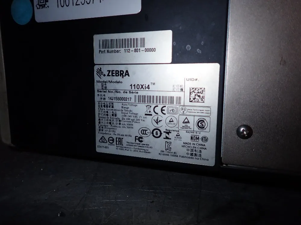Zebra Label Printer - 110xi4
