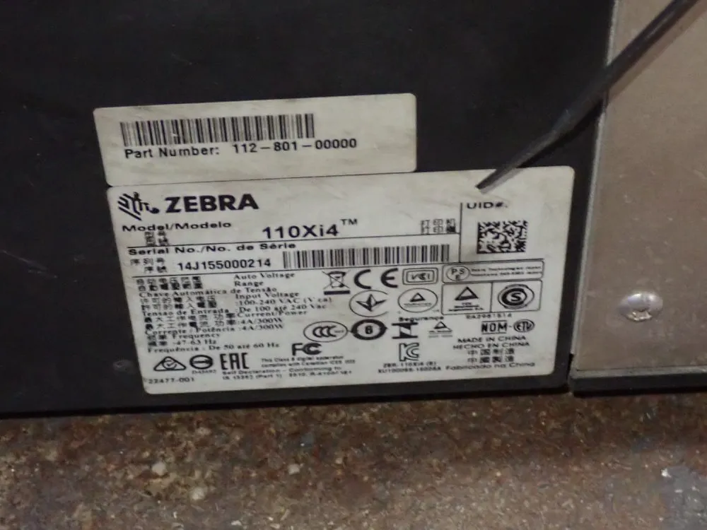 Zebra Label Printer - 110xi4