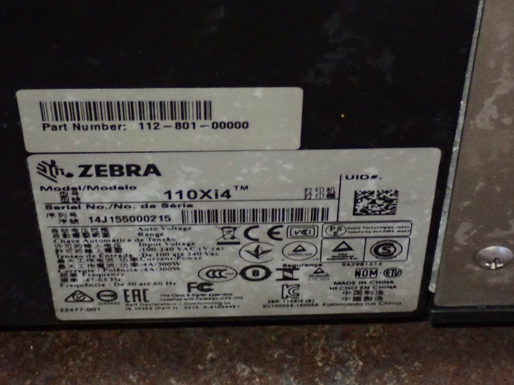 Zebra Label Printer - 110xi4