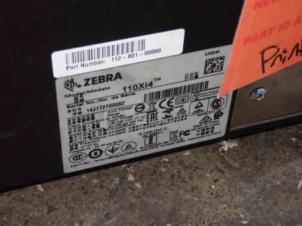 Zebra Label Printer - 110xi4