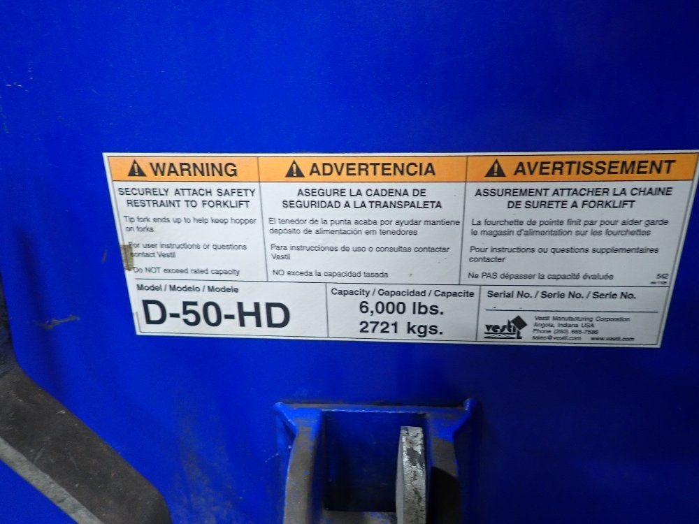 Vestil Self Dumping Hopper