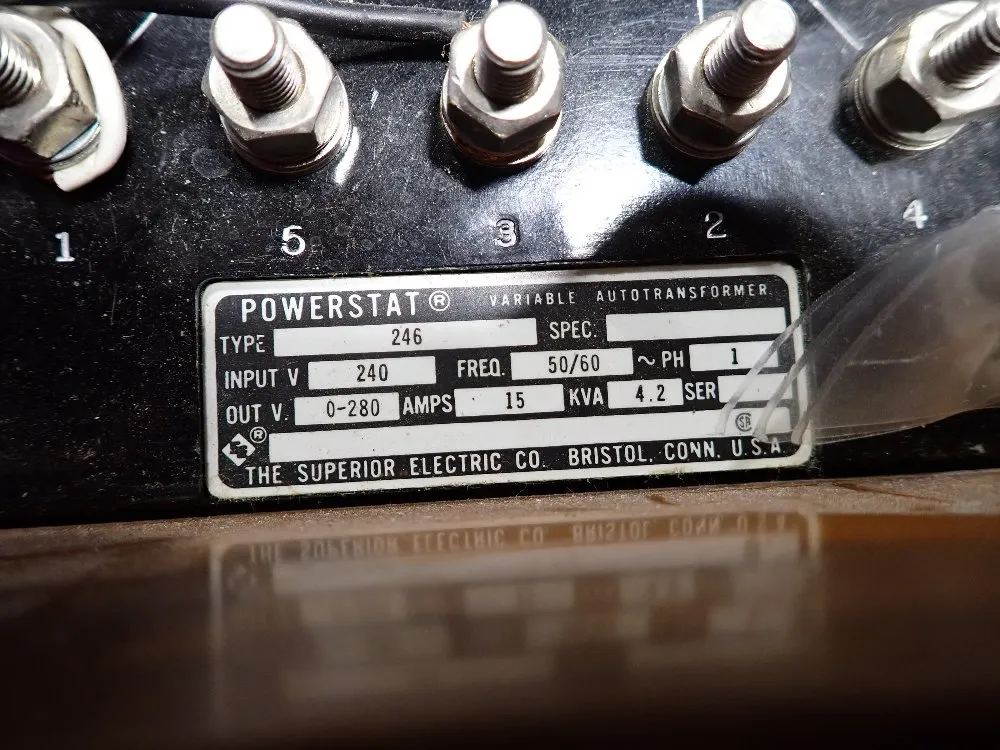 Powerstat Voltage Meter