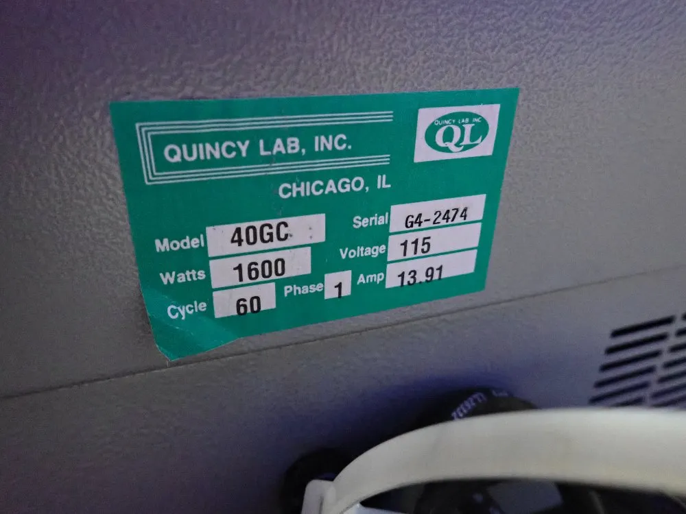 Quincy Lab Lab Oven
