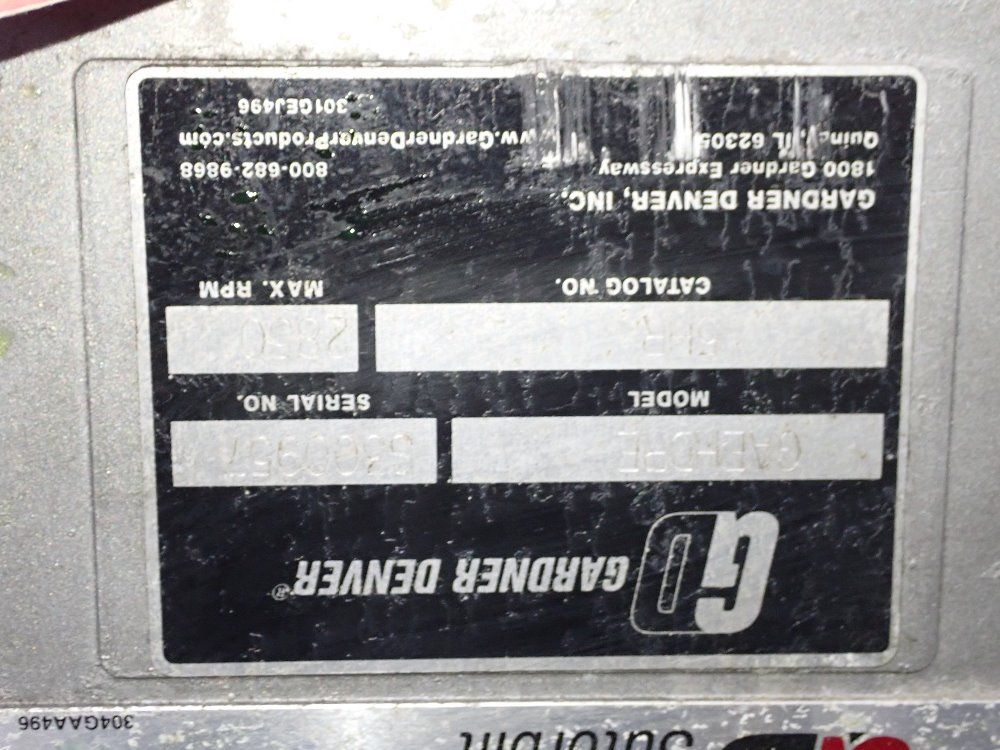 Gardner Denver Gardner Denver Gaehdre Vacuum Pump