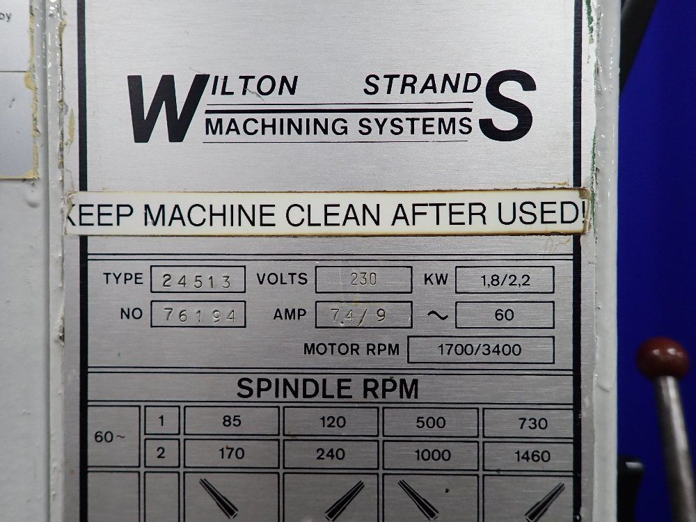 Wilton Strands Round Column Drill Press
