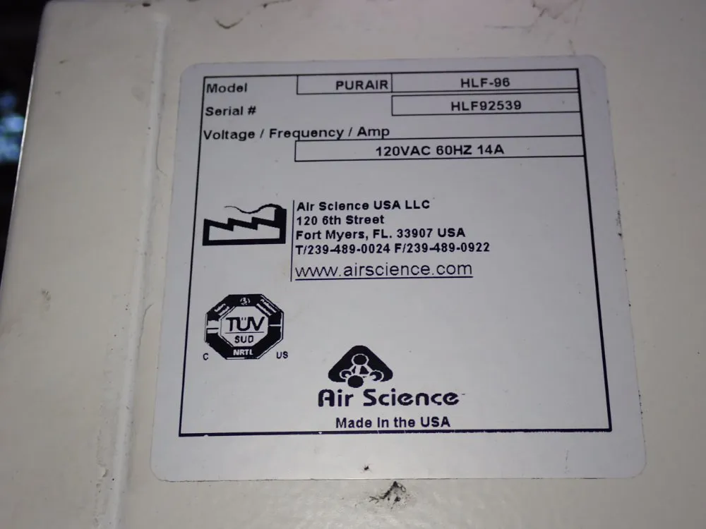 Air Science Fume Hood