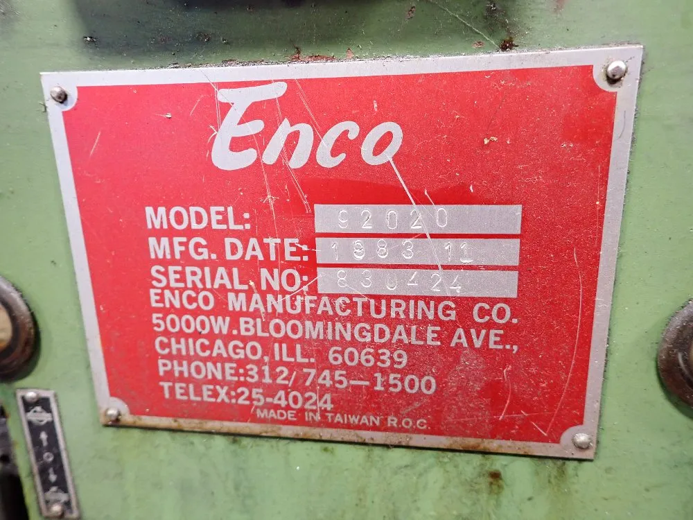 Enco 1983 Enco 92020 Bench Lathe