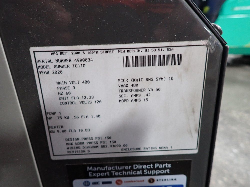 Aec 2020 Aec Tc110 Temperature Control Unit