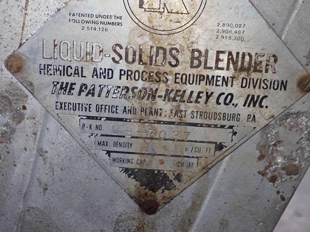 Patterson-kelley Lb-7027 V Blender - Lb-7027
