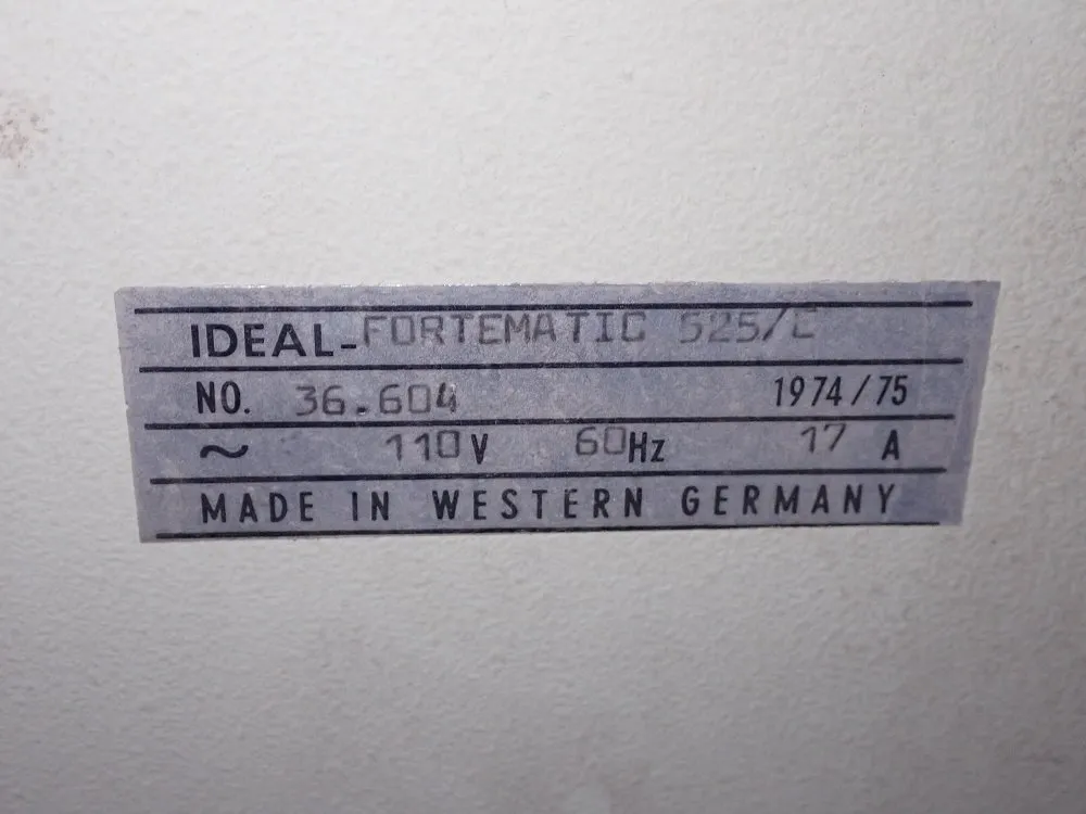 Triumph 21" Cutter - Ideal-fortematic 525/e