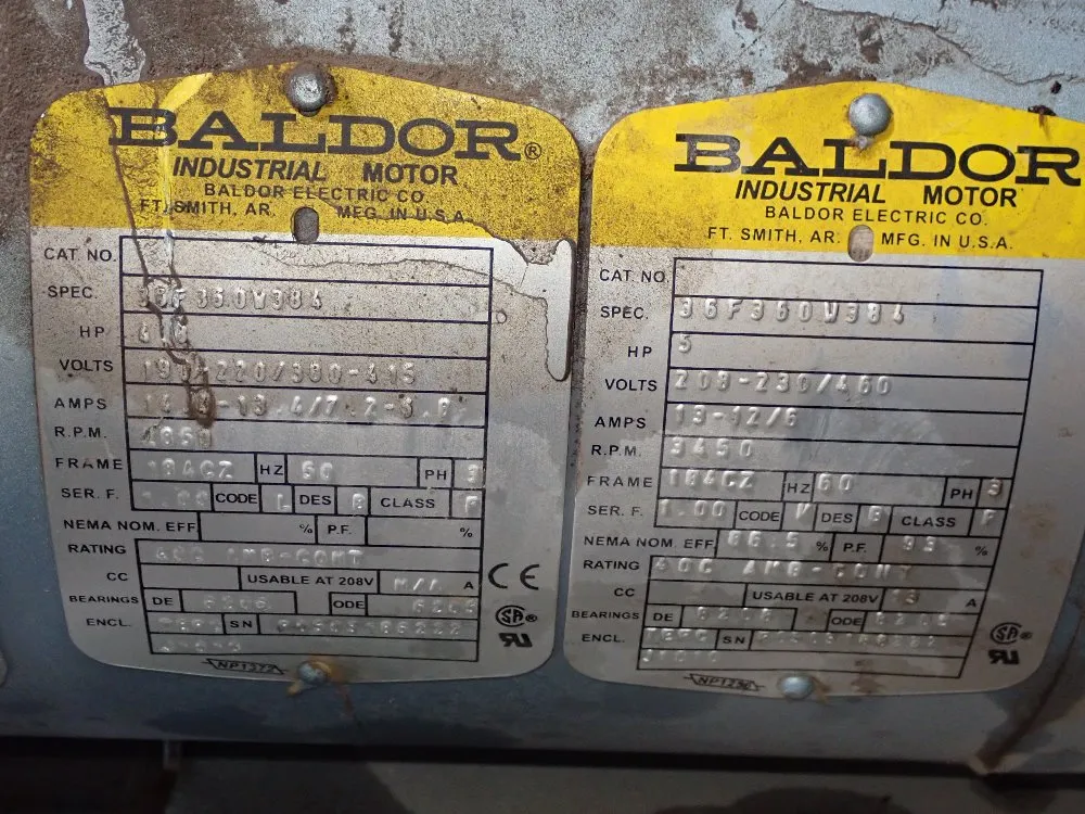 Gast 5 Hp Vacuum Pump - R6350a-2