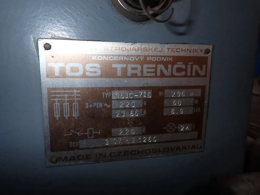 Tos Trencin Tos Trencin Sn63c710 Lathe