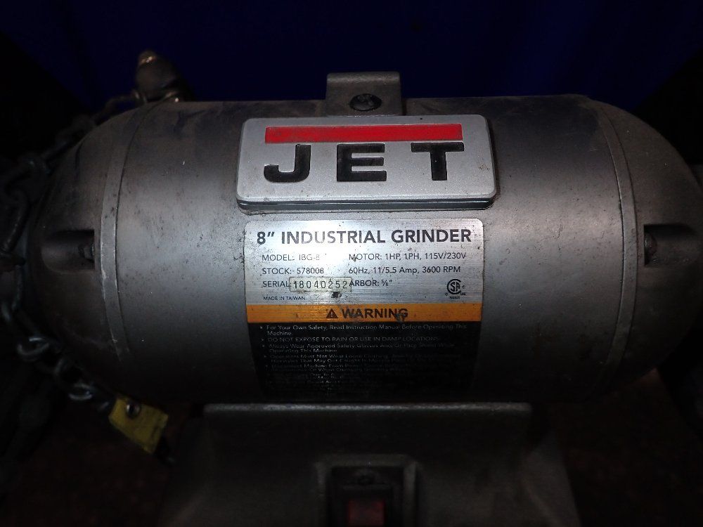 Jet 8 Pedestal Grinder