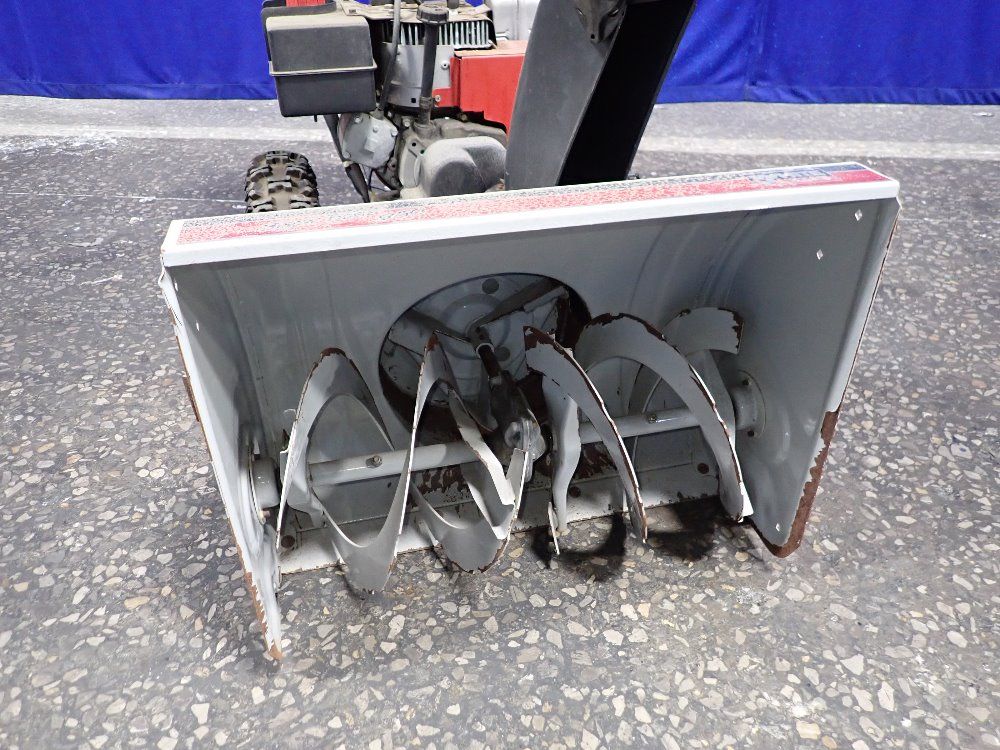White Snow Blower