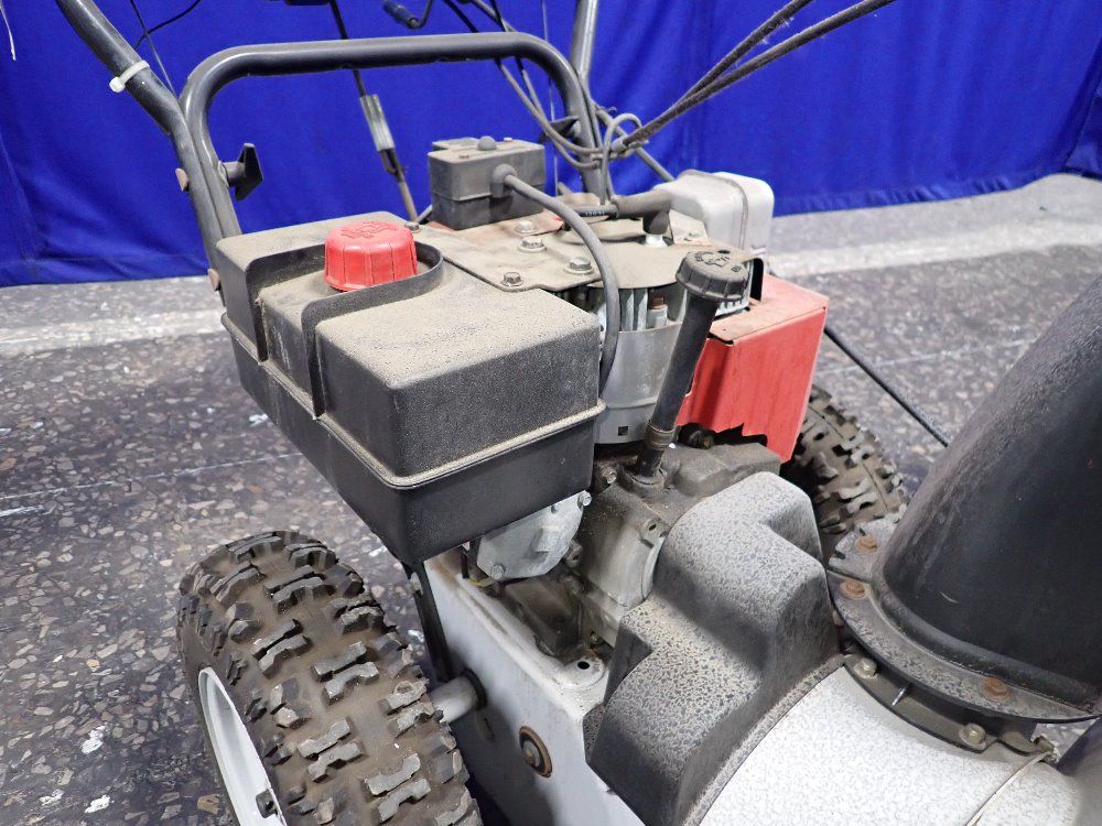 White Snow Blower