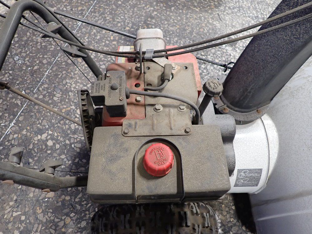 White Snow Blower