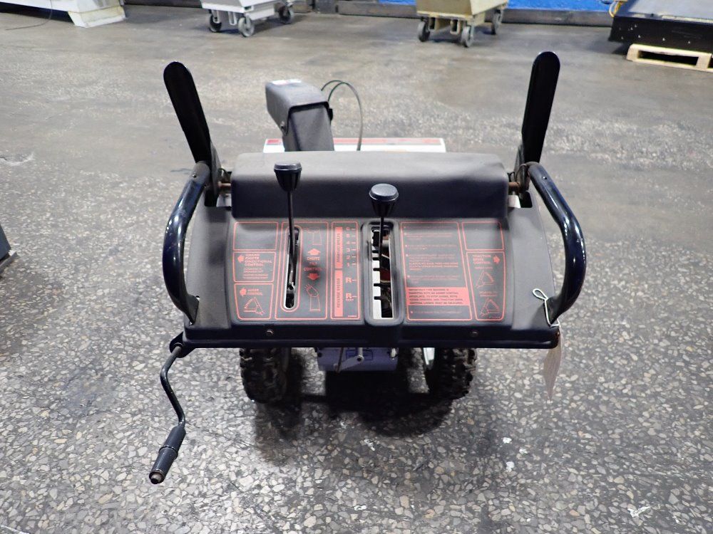 White Snow Blower