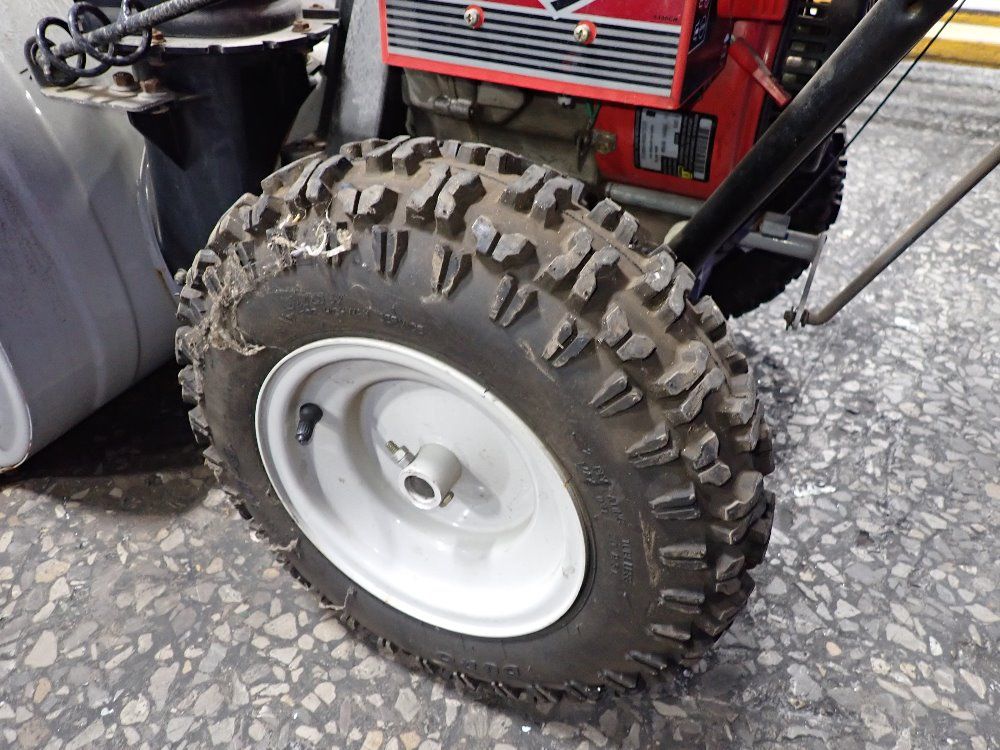 White Snow Blower