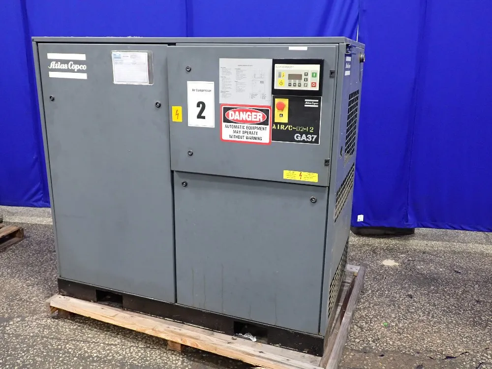 ATLAS COPCO GA37 ROTARY SCREW AIR COMPRESSOR