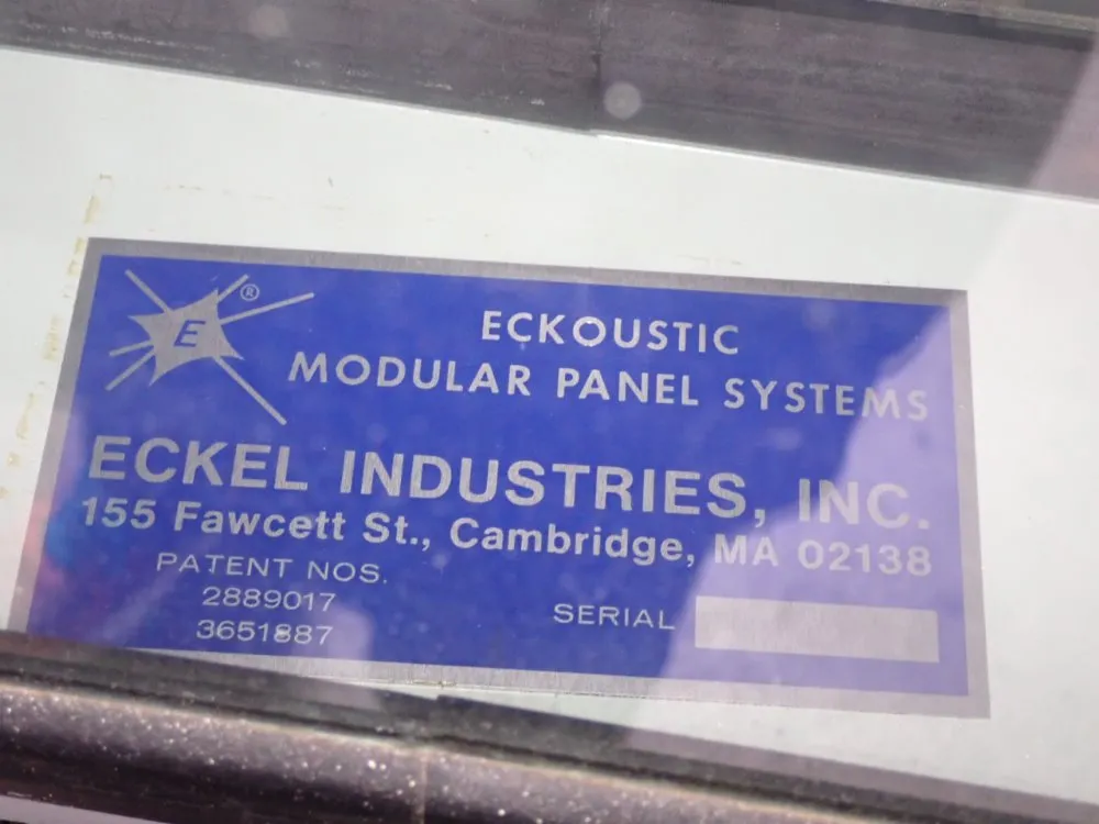 Eckel Industries Inc Soundproof Booth