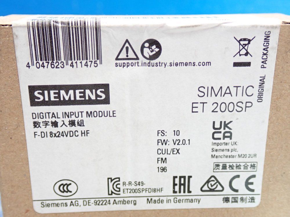Siemens Simatic Et 200sp Module - 6es7136-6ba01-0ca0