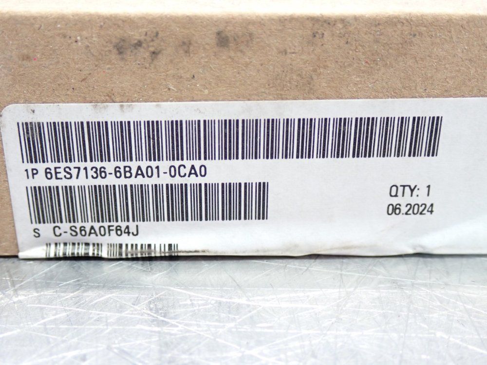 Siemens Simatic Et 200sp Module - 6es7136-6ba01-0ca0