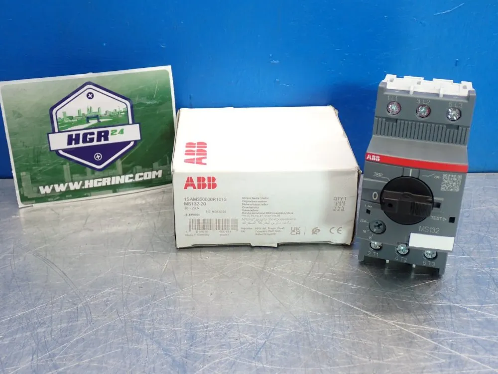 Abb Ms132-20 Manual Motor Starter - 1sam350000r1013
