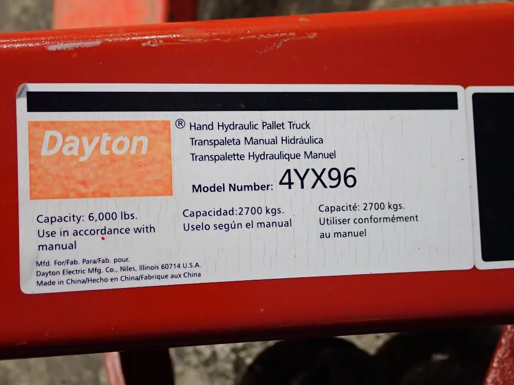 Dayton Pallet Jack