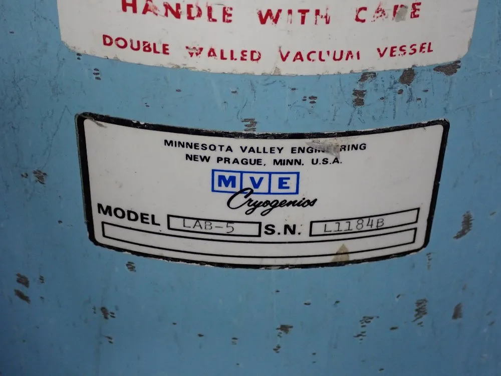 Mve Cryogenic Dewar