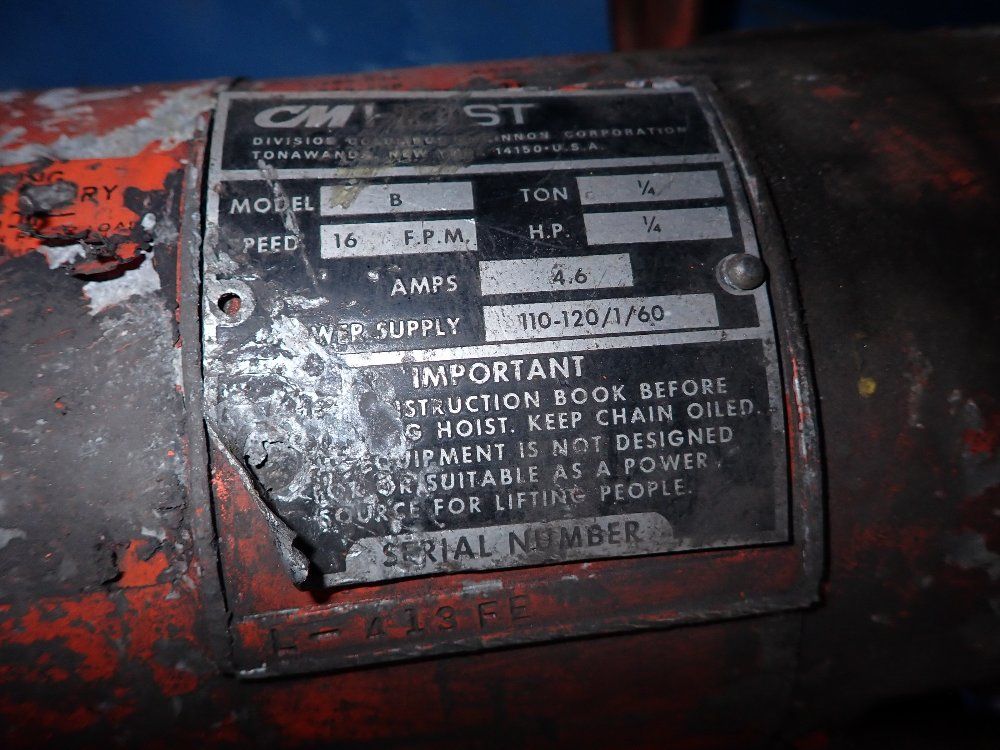 Cm Series 627 Electric Chain Hoist