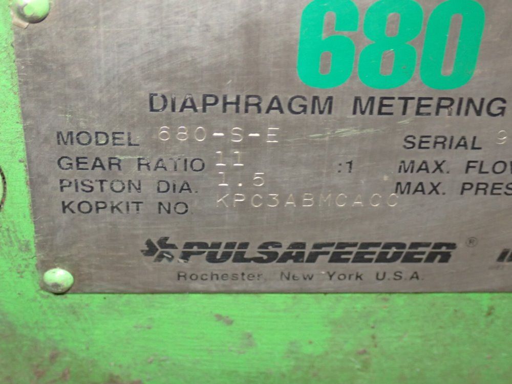 Pulsafeeder .5 Hp Pump - 680-s-e