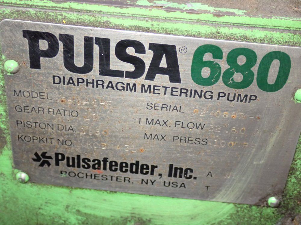 Pulsafeeder .5 Hp Pump - 680-s-e