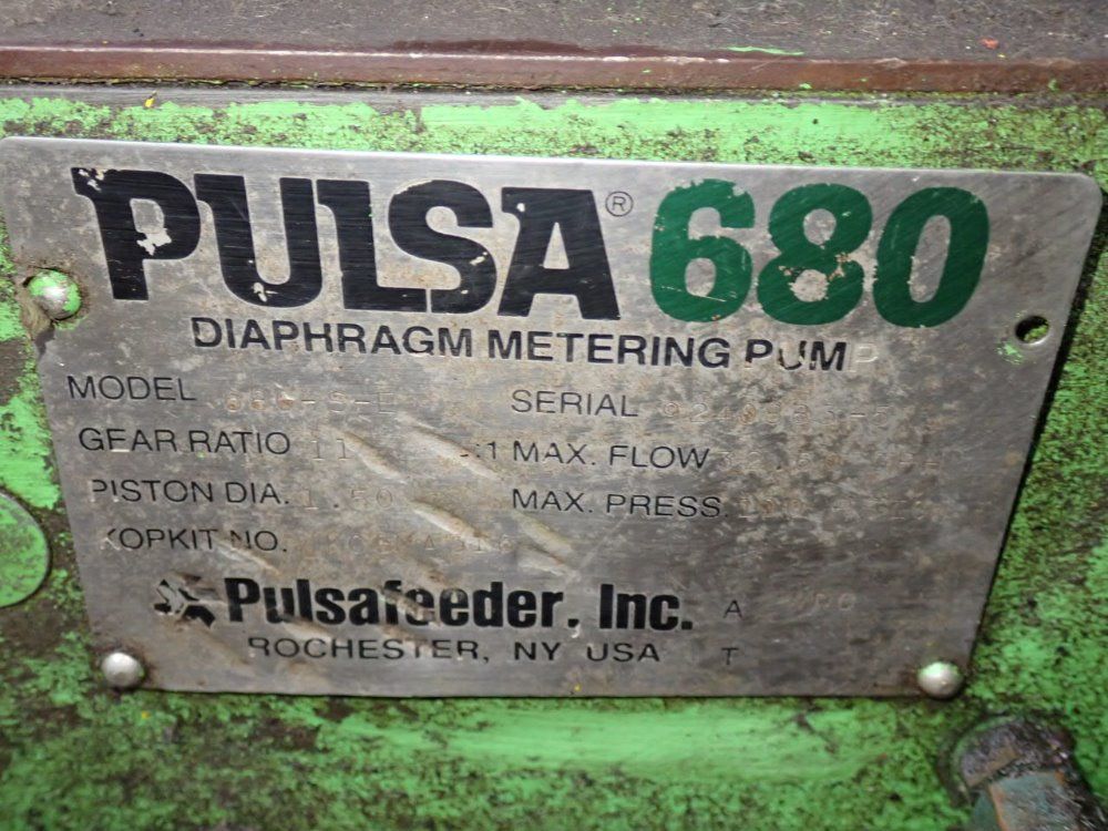 Pulsafeeder .5 Hp Pump - 680-s-e