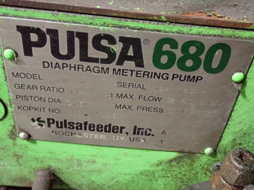 Pulsafeeder .5 Hp Pump - 680-s-e