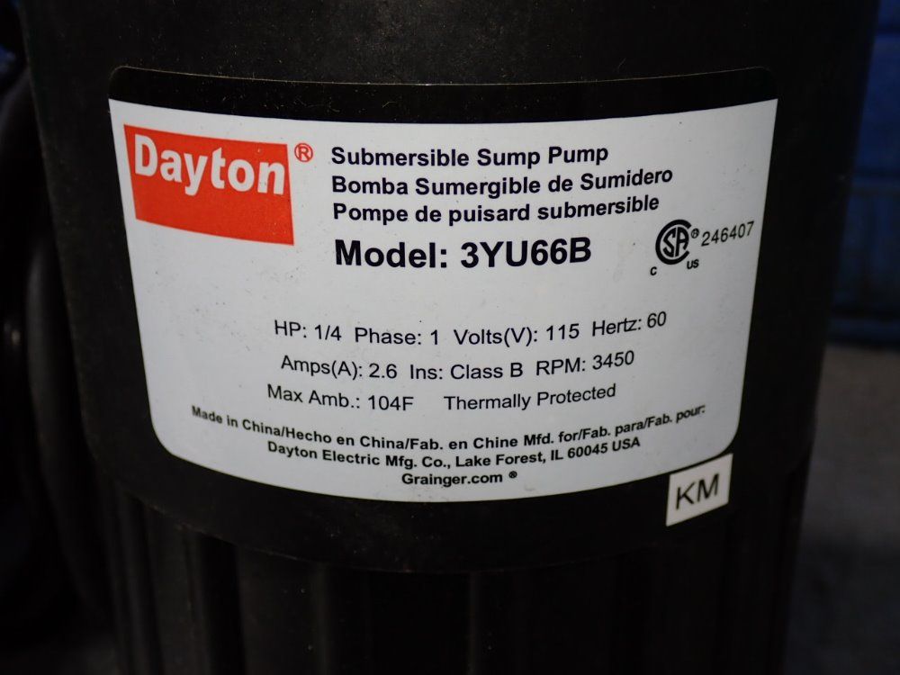 Dayton Sump Pump