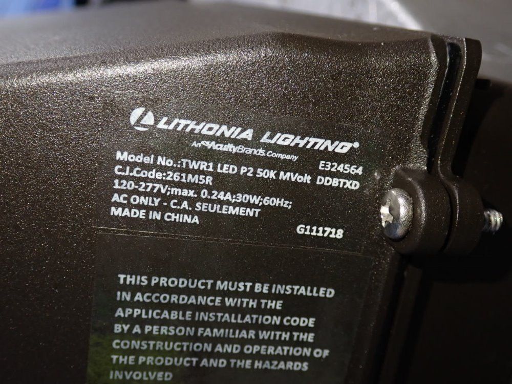 Lithonia Lighting Security Light