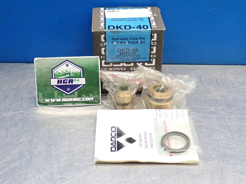 Dadco Hydraulic Core Pin Cylinder Repair Kit - Dkd40-rk