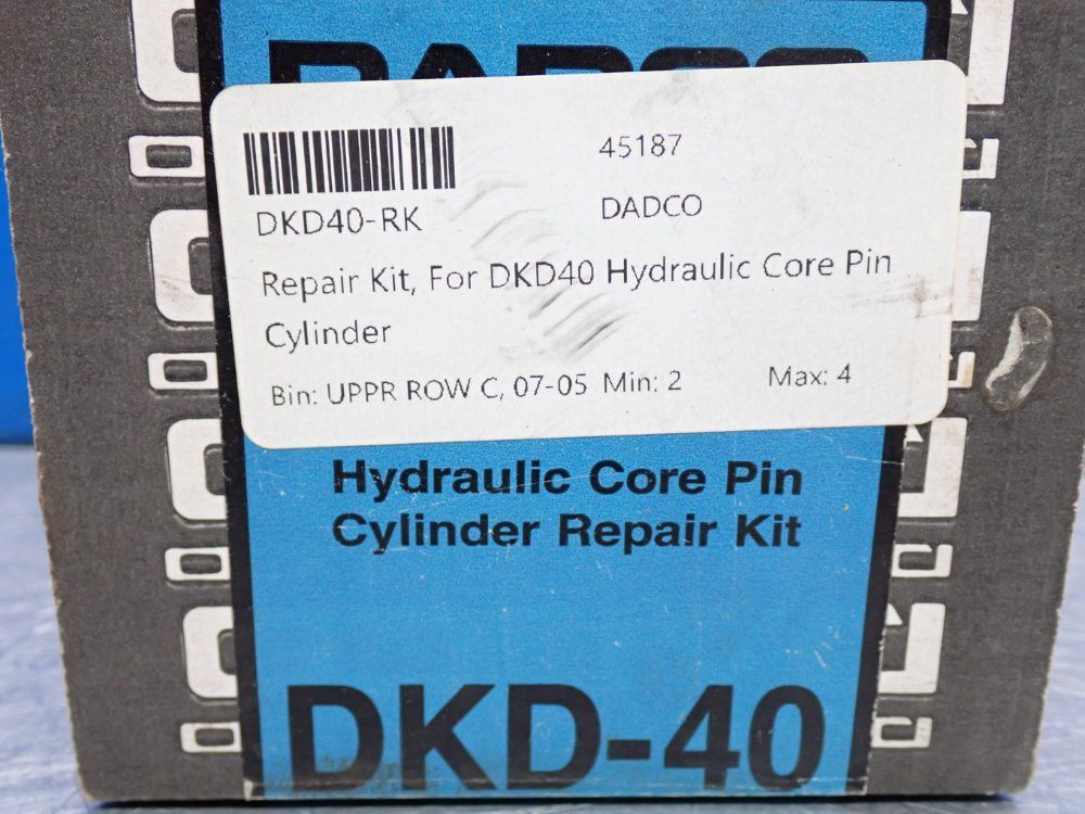Dadco Hydraulic Core Pin Cylinder Repair Kit - Dkd40-rk